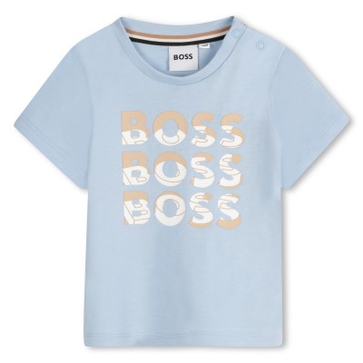 детска,тениска,детски,облекла,boss,logo,t,shirt,infants,prsn,blue,887