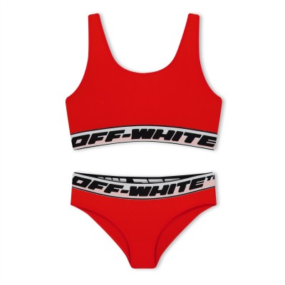 стоки,за,плуване,на,разпродажба,детски,облекла,off,white,logo,bikini,juniors,red,black