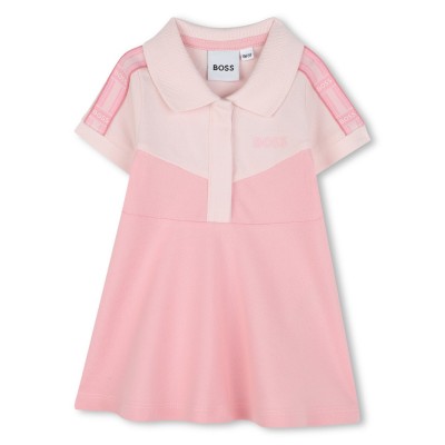 бебешка,рокля,детски,облекла,boss,polo,dress,babies,pink,46x