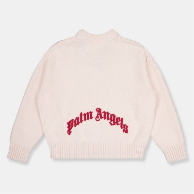 детска,плетена,блуза,детски,3/4,панталони,palm,angels,unisex,kids',logo,knitted,top,pink,3b27