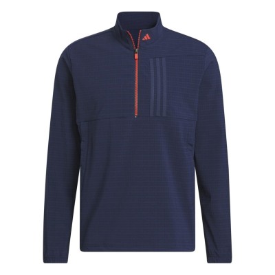 мъжки,softshell,якета,мъжки,якета,adidas,ultimate365,tour,wind.rdy,half,zip,pullover,navy