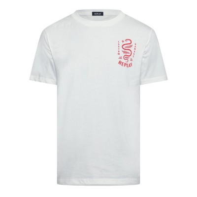 тениска,мъжки,тениски,replay,short,sleeve,t,shirt,white