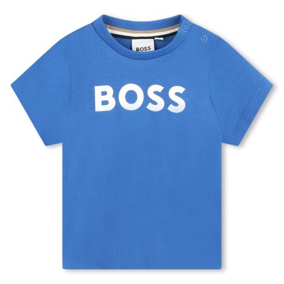 детска,тениска,детски,облекла,boss,logo,t,shirt,infants,elec,blue,873
