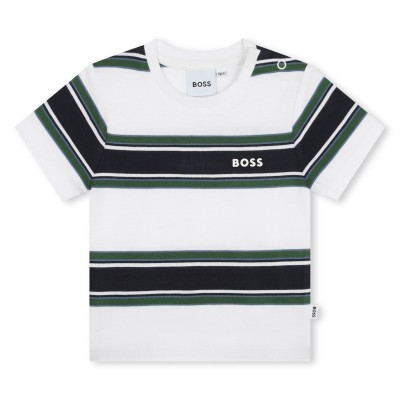 детска,тениска,детски,облекла,boss,striped,t,shirt,infants,white,n56