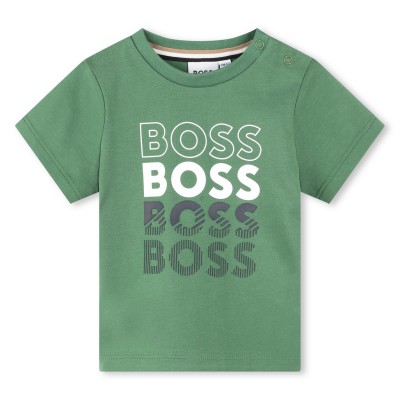 детска,тениска,детски,облекла,boss,logo,t,shirt,infants,khaki,651