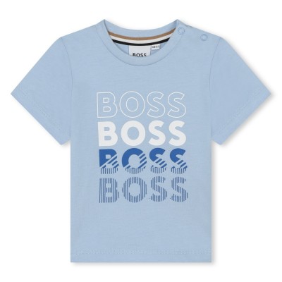 детска,тениска,детски,облекла,boss,logo,t,shirt,infants,pale,blue,783