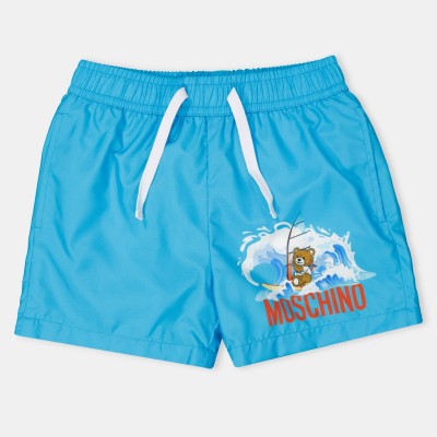 къси,панталони,moschino,kids,bear,logo,quick,dry,swim,shorts,blue,41047