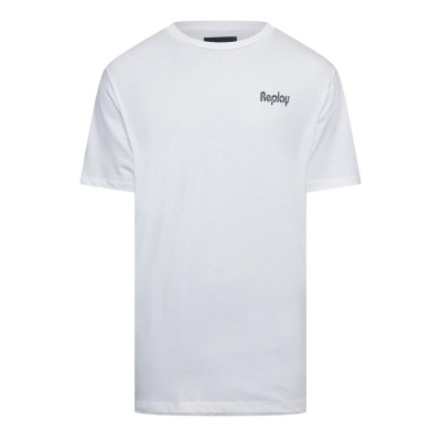 тениска,мъжки,тениски,replay,short,sleeve,t,shirt,white