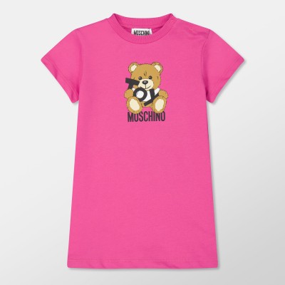 рокля,moschino,toy,bear,sweatshirt,dress,azalea,50533