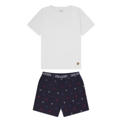 юношески,комплект,детски,облекла,lyle,and,scott,sleepwear,set,juniors,white,peacoat