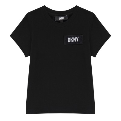 dkny,small,logo,t,shirt,black,09b