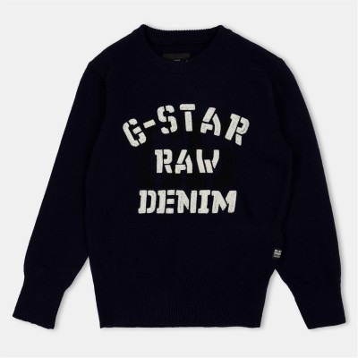 плетена,блуза,детски,3/4,панталони,g,star,kids',large,logo,knitted,top,salute