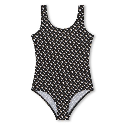 boss,kids,logo,scoop,neck,swimsuit,blk,brn,m13