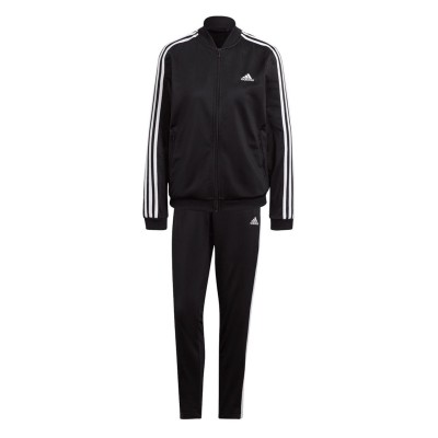 анцуг,дамски,екипи,adidas,essentials,3,stripes,tracksuit,black,white