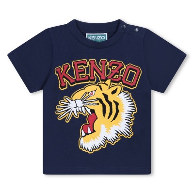 тениска,детски,3/4,панталони,kenzo,logo,t,shirt,navy,84a