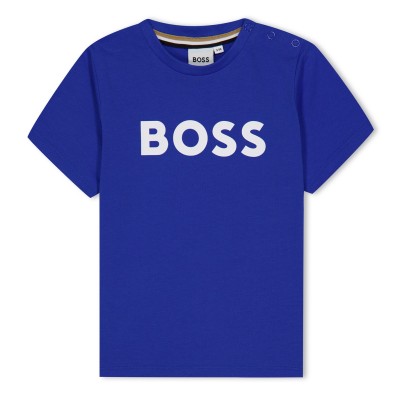 детска,тениска,детски,облекла,boss,large,logo,t,shirt,infants,cobalt,87a