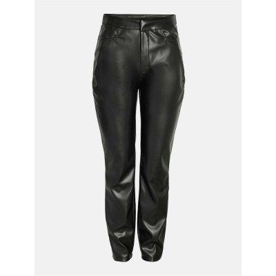 панталони,noisy,may,pu,ankle,pants,ld99,black