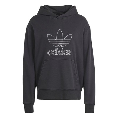 суичър,мъжки,горнища,с,качулка,мъжки,ежедневни,облекла,adidas,originals,adicolor,outline,trefoil,hoodie,black