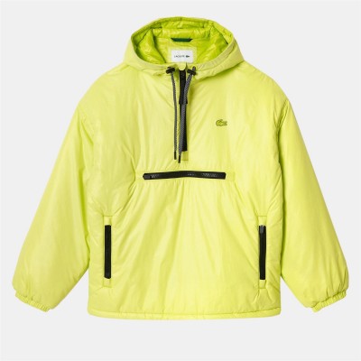 яке,lacoste,padded,popover,hooded,jacket,yellow