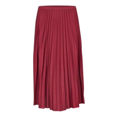 пола,lacoste,elasticated,waist,flowing,pleated,skirt,red