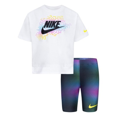 детски,комплект,детски,облекла,nike,all,over,print,bike,shorts,set,infants,black