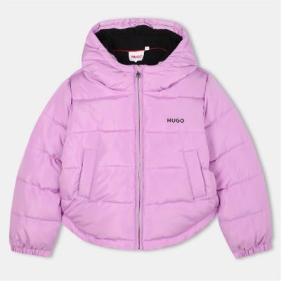 яке,детски,3/4,панталони,hugo,kids',short,puffer,jacket,violet,911