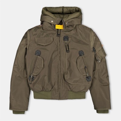 яке,детски,3/4,панталони,parajumpers,kids',insulated,short,puffer,jacket,0103,olive,grey