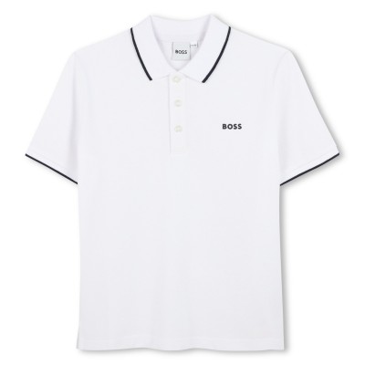 юношеска,блуза,с,яка,детски,облекла,boss,small,logo,polo,shirt,juniors,white,10p