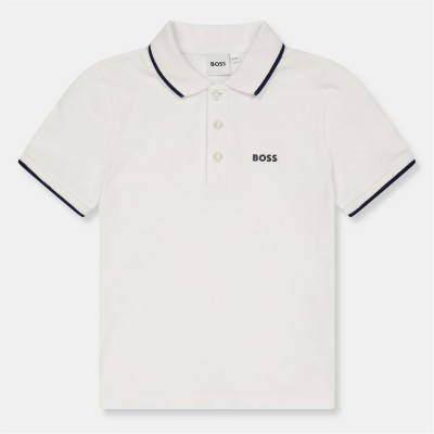 блуза,с,яка,детски,облекла,boss,kids,small,logo,polo,shirt,logo,detail,white