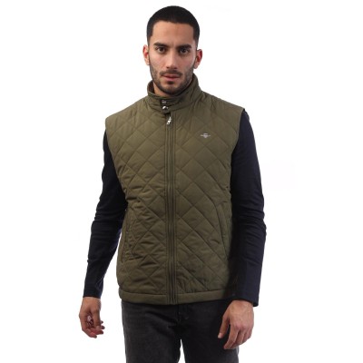gant,quilted,windcheater,vest,green