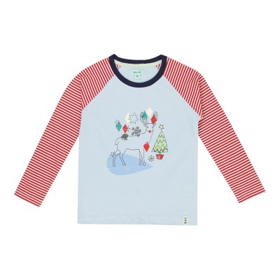 тениска,детски,тениски,детски,облекла,lilly,and,sid,raglan,deer,tee,in99,multi