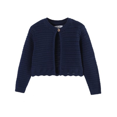 be,you,younger,girl,crochet,knitted,caridgan,navy