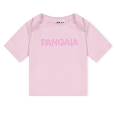 бебешка,тениска,детски,облекла,pangaia,365,logo,t,shirt,babies,magnolia,pink