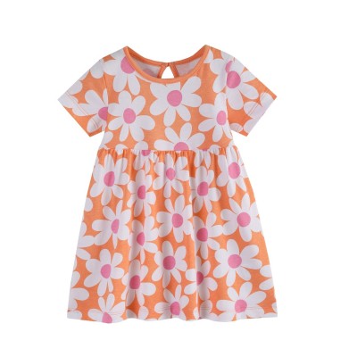 бебешка,рокля,бебешки,облекла,детски,поли,и,рокли,hello,world,baby,girl,flower,dress,orange,white