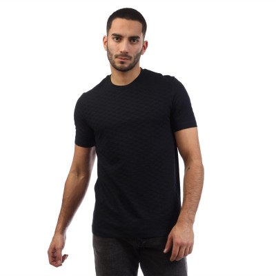 тениска,мъжки,тениски,emporio,armani,all,over,jacquard,eagle,t,shirt,navy