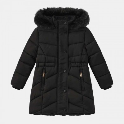 яке,детски,якета,и,палта,firetrap,kids,faux,fur,trim,long,sleeve,short,puffer,jacket,black