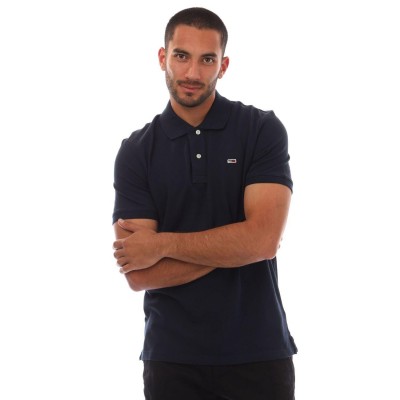 блуза,с,яка,мъжки,тениски,tommy,jeans,casual,polo,shirt,navy