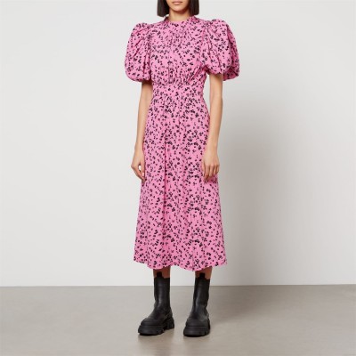 рокля,дамски,поли,и,рокли,rotate,birger,christensen,fine,jacquard,puffy,dress,pink