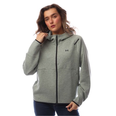поларена,блуза,разпродажба,under,armour,дамски,блузи,under,armour,unstoppable,fleece,full,zip,hoodie,green