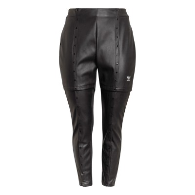 панталони,дамски,чорапогащи,и,клинове,adidas,originals,women's,leather,trousers,black