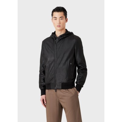 яке,emporio,armani,leather,jacket,black