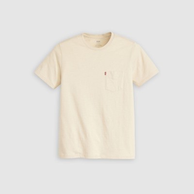 тениска,мъжки,тениски,levis,classic,pocket,t,shirt,cream