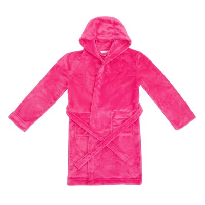 рокля,детски,облекла,miso,girls,fleece,dressing,gown,pink