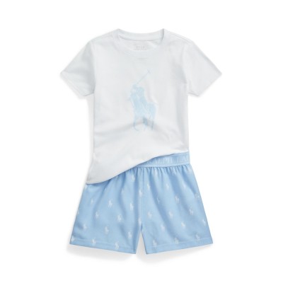 детски,комплект,детски,облекла,polo,ralph,lauren,lounge,set,junior,girls,elite,blue,bcr