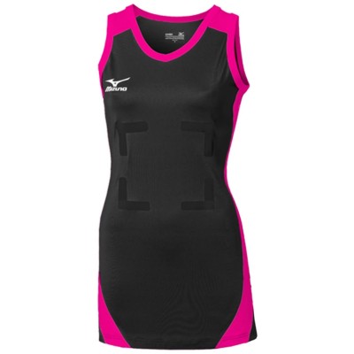 юношеска,рокля,детски,поли,и,рокли,нетбол,детски,облекла,mizuno,pro,netball,dress,juniors,black,fuchsia