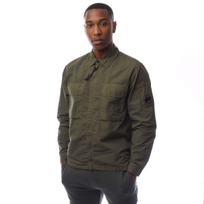 cp,company,flatt,nylon,lens,overshirt,green