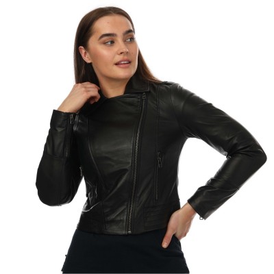 яке,дамски,якета,и,палта,elle,armin,leather,jacket,black