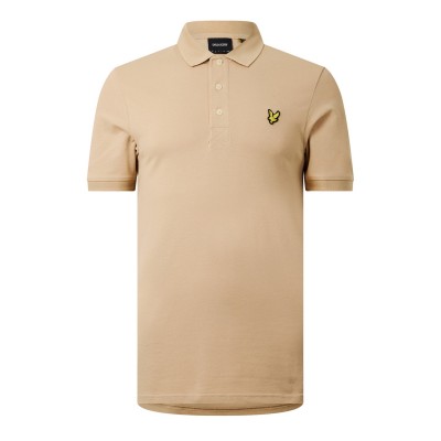 блуза,с,яка,lyle,and,scott,plain,polo,shirt,beige