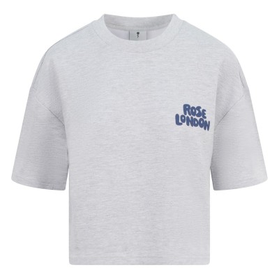 детска,тениска,детски,3/4,панталони,детски,тениски,детски,облекла,rose,london,sports,club,t,shirt,junior,girls,grey,marl