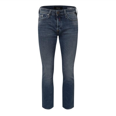 дънки,мъжки,дънки,replay,waitom,regular,fit,jeans,blue